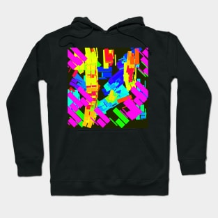 Scrambled Rectangles Abstract 2 Hoodie